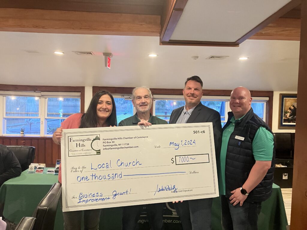 Local Church Receives $1,000 Business Improvement Grant
